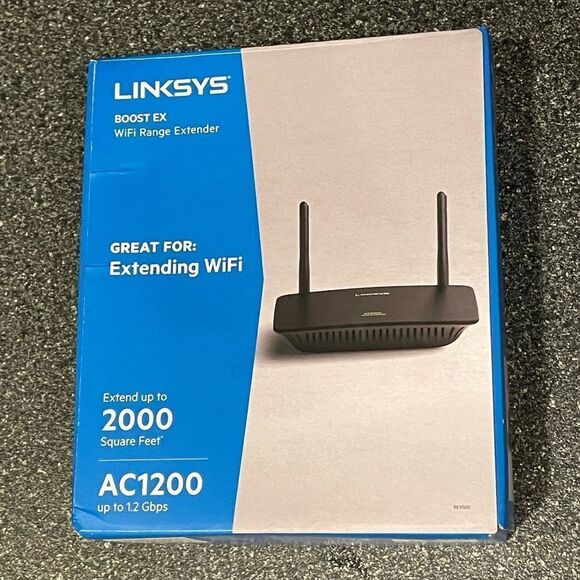 NWT! Linksys-AC1200, Dual Band WiFi Range Extendor. 2000 Square feet! - Picture 12 of 13